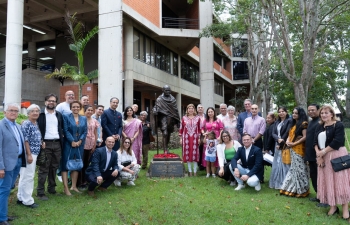 Glimpses of celebrations on the occasion of 153rd Birth Anniversary of Mahatma Gandhi organized by Mahatma Gandhi Venezuela and Centro Gandhi in Caracas
